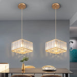 Crystal LED Pendant Light for Kitchen Dining Living Room