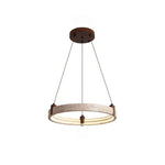 Stone Ring LED Chandelier Pendant Light for Living Room