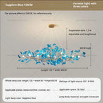 Gingko Leaf Chandelier: Modern Luxury Art Decor for Home, Restaurant & Bar