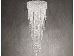 Schonbek Chantant 4-Light Stainless Steel Crystal Pendant