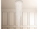 Schonbek Chantant 5-Light Stainless Steel Crystal Pendant