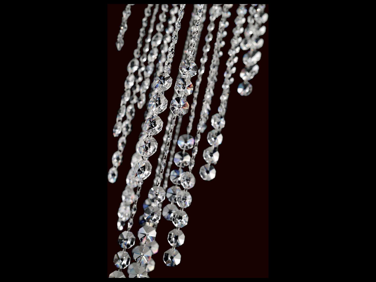 Schonbek Chantant 6-Light Stainless Steel Crystal Pendant