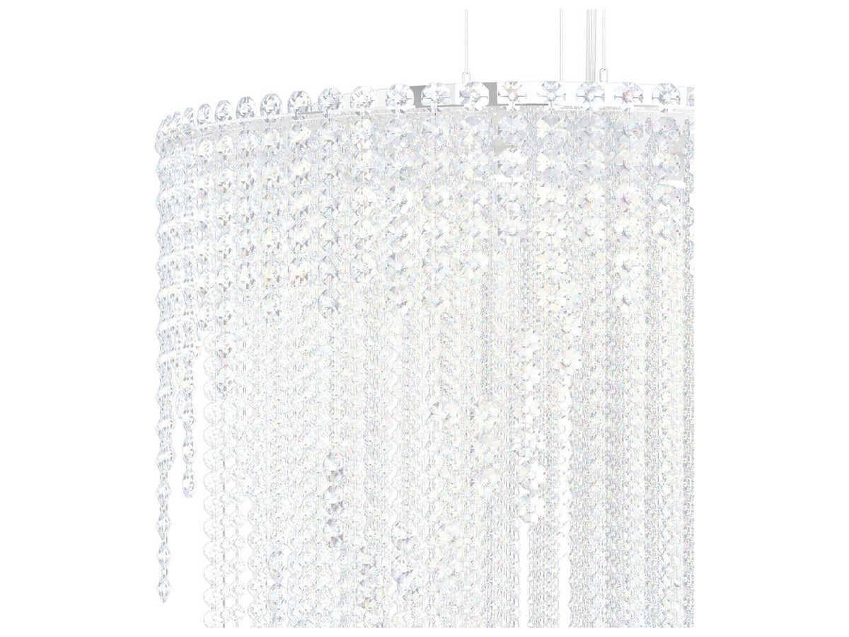 Schonbek Chantant 6-Light Stainless Steel Crystal Pendant