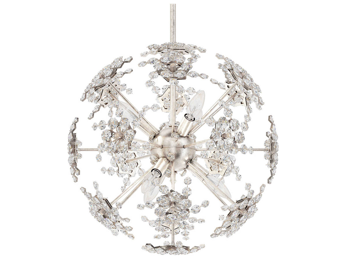 Schonbek Esteracae 6-Light Gold Crystal Sputnik Pendant