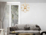 Schonbek Esteracae 6-Light Gold Crystal Sputnik Pendant