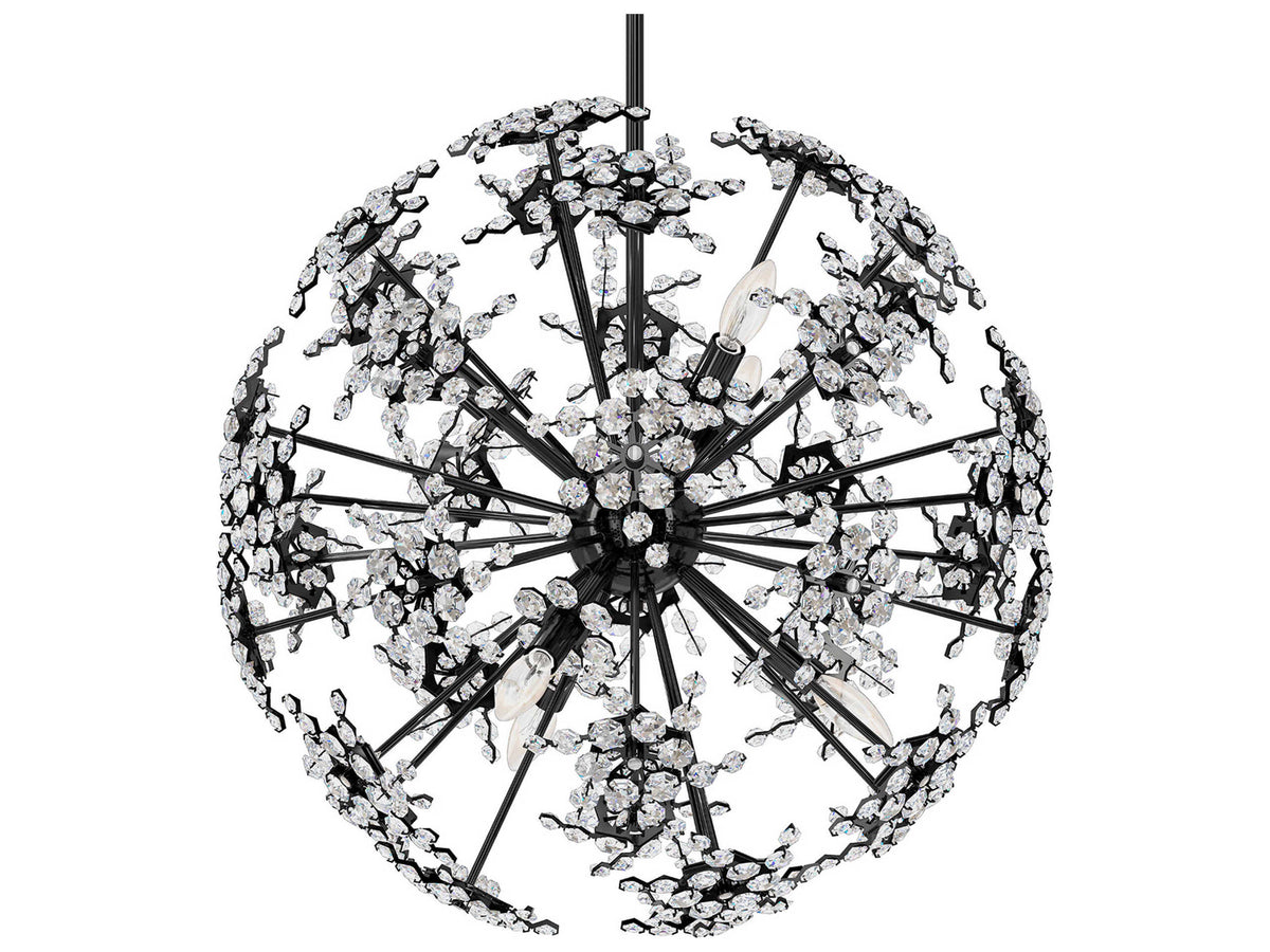 Schonbek Esteracae 6-Light Silver Crystal Sputnik Pendant