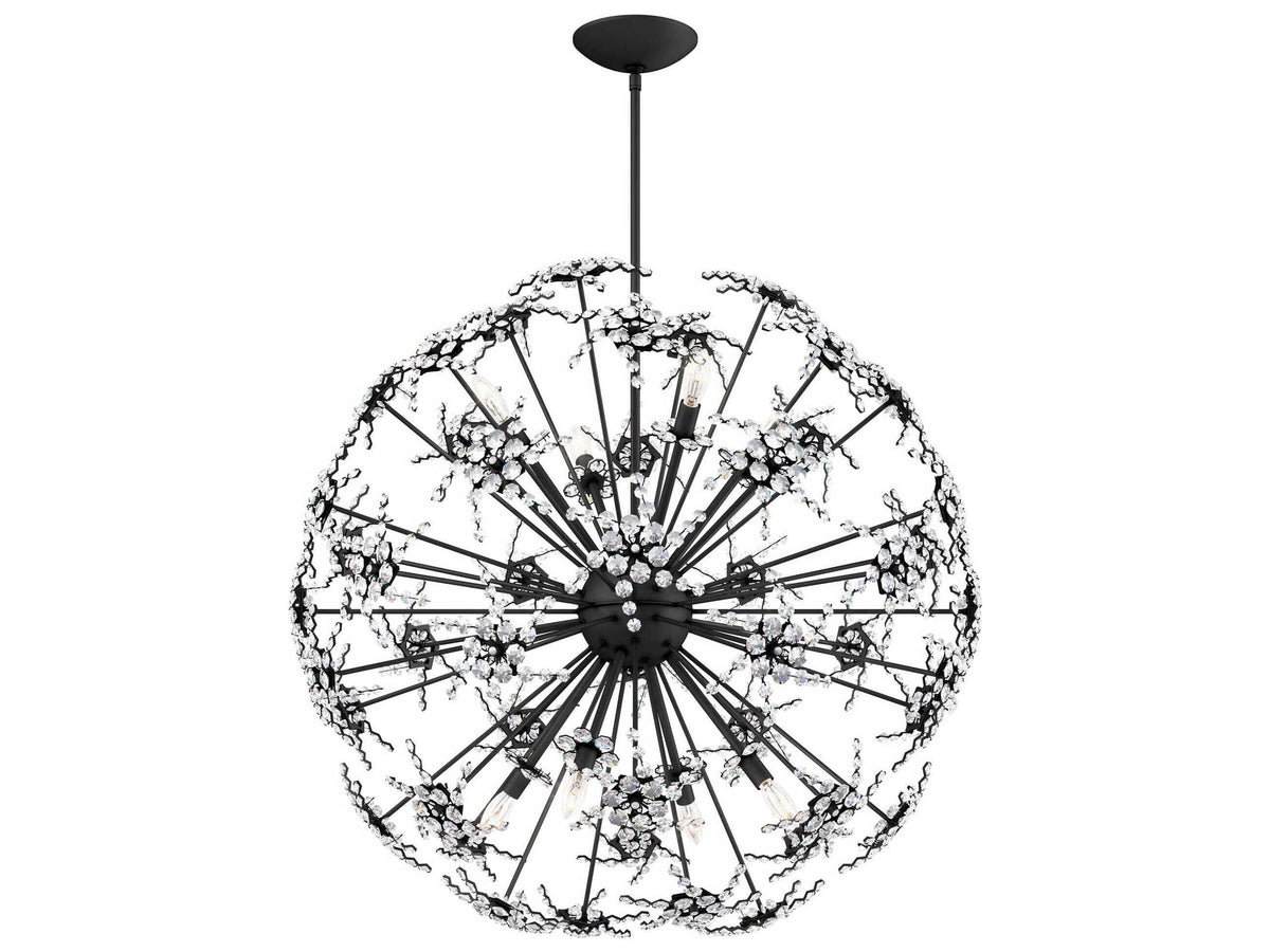 Schonbek Esteracae 8-Light Silver Crystal Sputnik Pendant