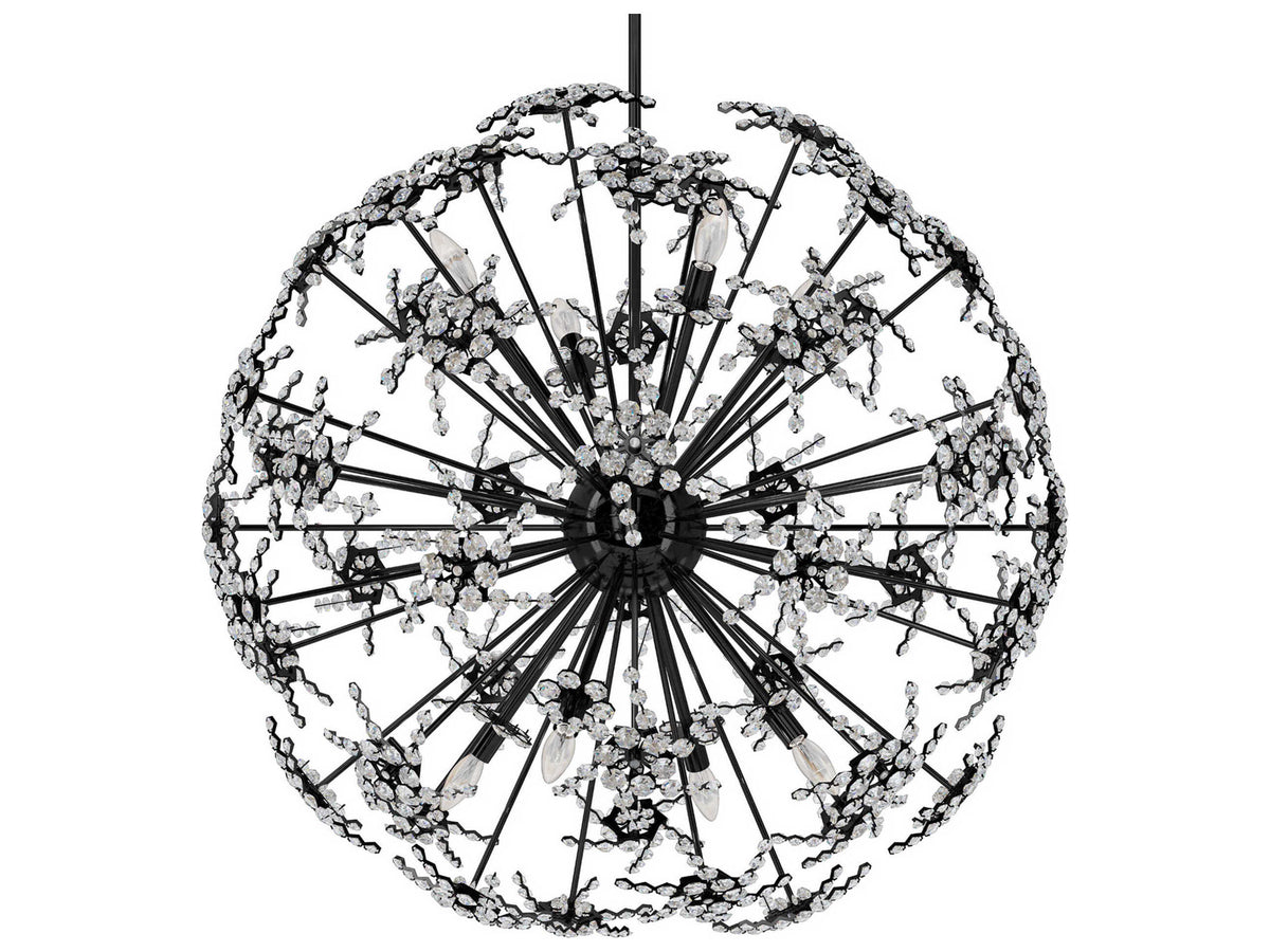 Schonbek Esteracae 8-Light Silver Crystal Sputnik Pendant