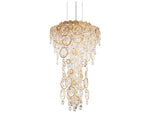 Schonbek Circulus 4-Light Gold Crystal Pendant