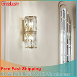 Modern Luxury Crystal Wall Sconce LED Light for Home Decor