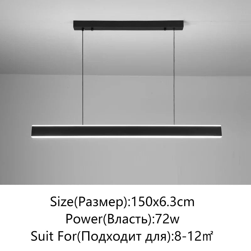 Minimalist LED Chandelier for Home Villa Living Room Bedroom Dining Study Lighting