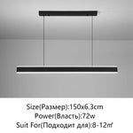 Minimalist LED Chandelier for Home Villa Living Room Bedroom Dining Study Lighting