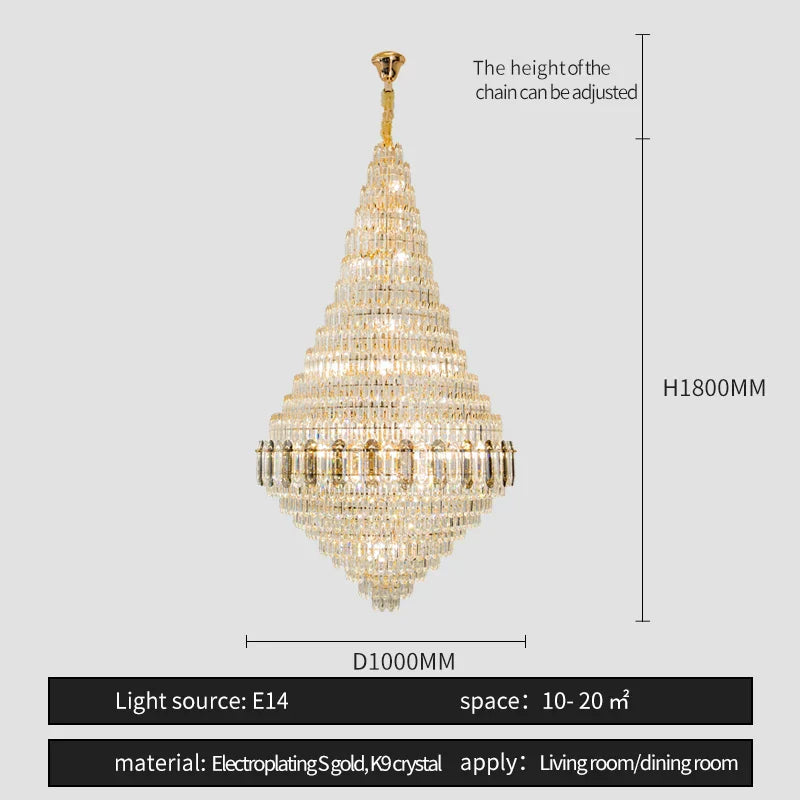 Hollow Chandelier: Luxury Spiral Staircase & Living Room Light for Hotel Lobby