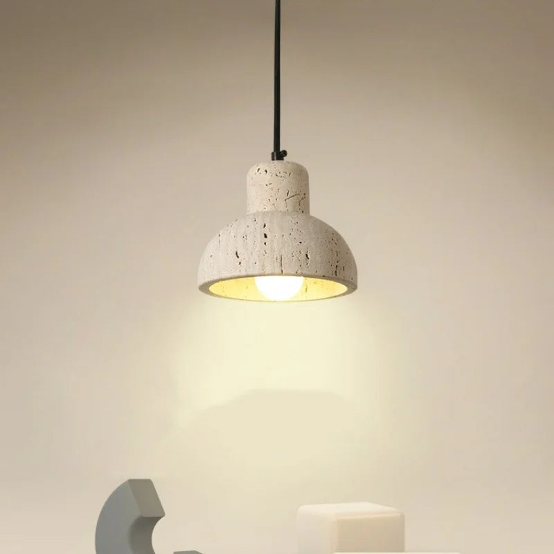 Cave Stone LED Pendant Lamp - Nordic Modern Hanging Light