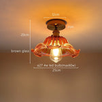 Green Stripe Glass Pendant Lamp Fixture for Home Decor & Kitchen Lighting