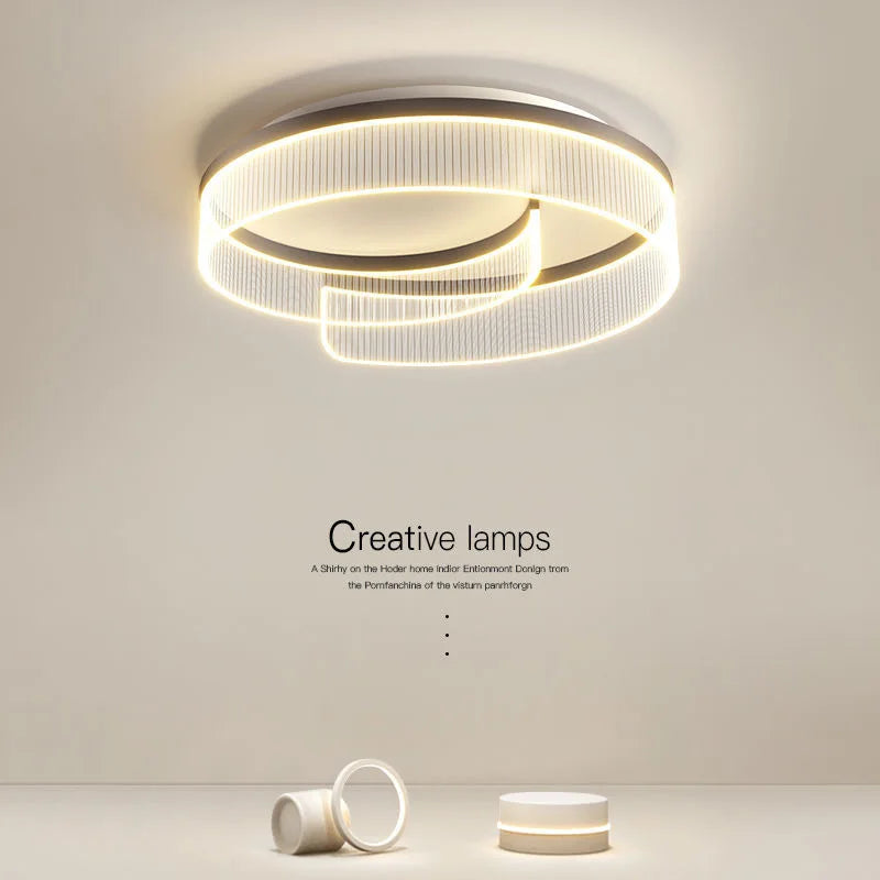 Modern Luxury LED Bedroom Ceiling Lamp