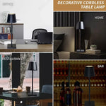 Poldina Waterproof Cordless Table Lamp - Rechargeable USB Touch Switch