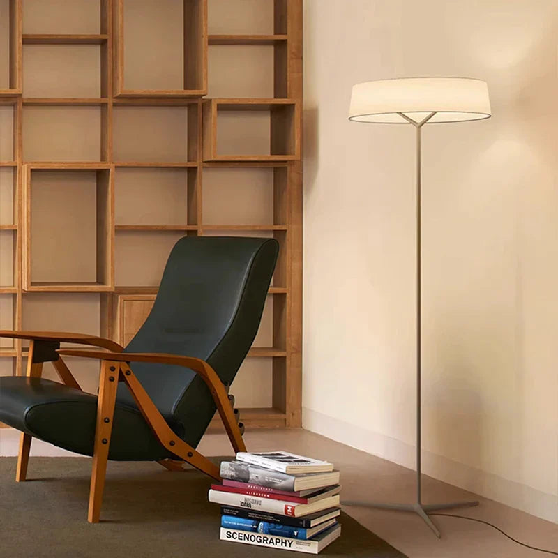 Nordic LED Floor Lamp - Minimalist Design for Living Room, Bedroom, and Reading