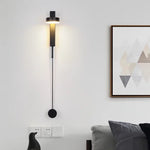 Flex LED Wall Mount Lamp 360° Rotating Dimming Switch Sconce Light