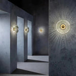 Glass Ripple LED Wall Lamps for Indoor Home Decoration