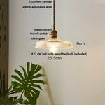 Afralia™ Clear Glass LED Pendant Light - Modern Nordic Design - Adjustable Hanging Lamp