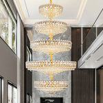 Luxury Crystal Chandelier for Duplex Villa Staircase and Living Room