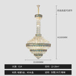 Crystal Chandelier for High-End Designer Duplex Living Room