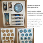 Retro Ceramic Chandelier for Living Room Bedroom Villa Duplex Floor