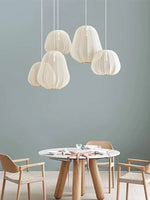 Nordic Fabric Chandelier Pendant Lights for Living Room Bedroom Stair Decor