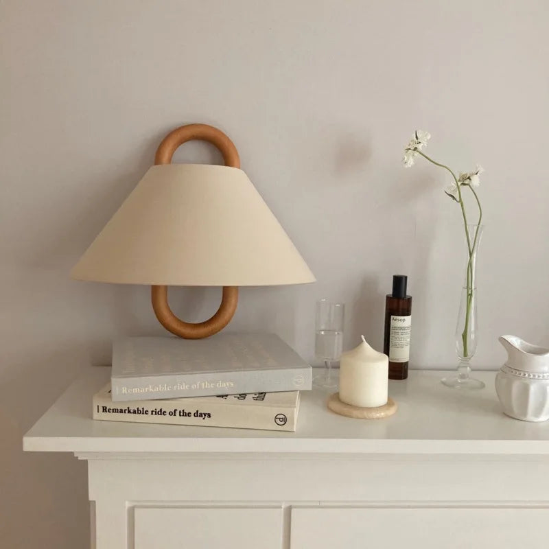 Wooden Wall Lamp: Retro Solid Wood LED Light for Bedroom Living Room
