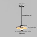 Bulgari Stone LED Pendant Lamp - Natural Marble Hanging Light
