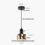 3D Printed Ball LED Pendant Light for Home Decor and Kitchen Lighting
