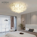 Feather Petal Pendant Lamp for Modern Nordic Bedroom, Living Room, Kitchen, and Children's Room