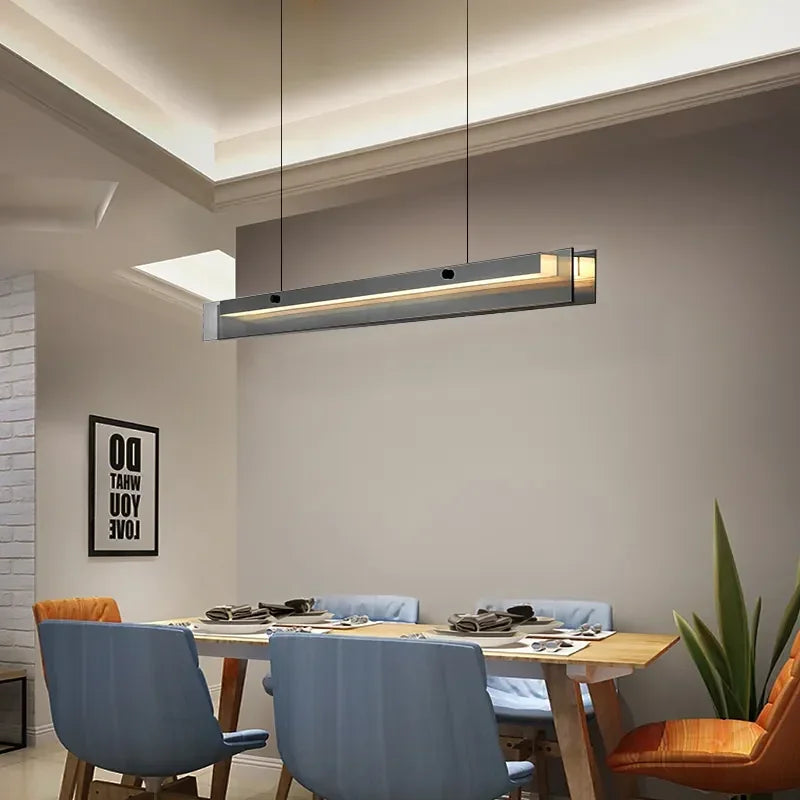 LED Chandelier: Modern Minimalist Style for Home, Office, Bar & More