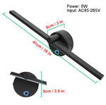 Linear LED Wall Lamp with Switch, 300° Rotation, 41CM, Nordic Minimalist Design