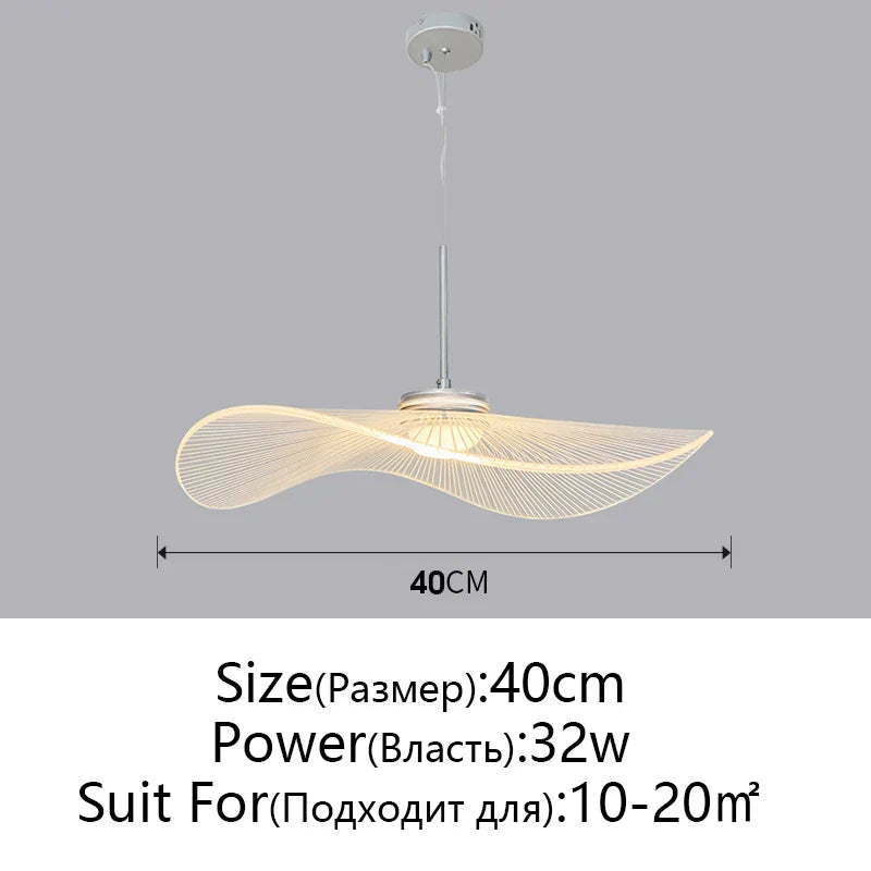 Lotus Leaf Hat Chandelier: Modern Fashion for Living Room & Bedroom