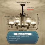 Crystal Chandelier: Elegant Chinese Style Lighting for Living Room, Bedroom, and Study