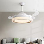 42/48inch Invisible Chandelier Ceiling Fan with LED Light in Multiple Colors