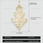 Crystal Chandelier | Modern Luxury Duplex Building Chandelier for Villa and Hotel