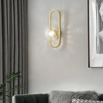 Nordic Glass Wall Light Sconce for Bedroom, Staircase, Living Room - LED E27