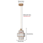 K9 Crystal Pendant Light LED Ceiling Lamp Nordic Chandelier for Living Room