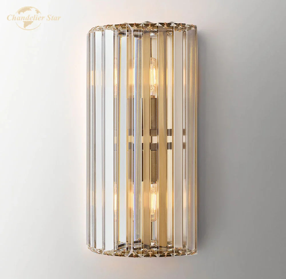 Crystal LED Wall Sconce for Living Room, Bedroom, Bathroom - Modern Indoor Lighting