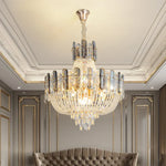 French Bead Chain Crystal Chandelier for Luxury Spaces