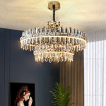 Crystal Chandelier: Modern Luxury for Living Room, Dining Room, Bedroom