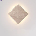 LED Wall Lamp Sconce Yellow Travertine Square Stair Light Waterproof Fixture