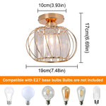 Crystal LED Ceiling Chandelier for Luxury Living Room Decor