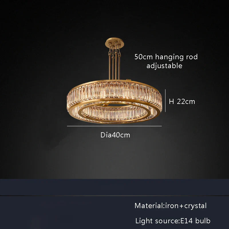 Luxury Black Crystal Chandelier for Elegant Living Room Lighting