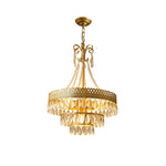 Crystal Water Drop Chandelier for Kitchen Dining Room