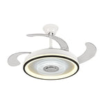 Crystal Chandelier LED Ceiling Fan with Remote Control Switch