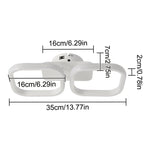 Acrylic LED Ceiling Lamp: Modern Nordic Chandelier for Living Dining Room & Aisle